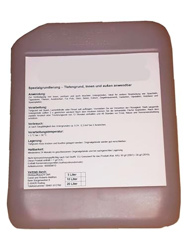 5 kg Alkydharz Grundierung Haftvermittler, Hochwertige diffusionsoffene Spezialgrundierung für den Innen und Außenbereich von Karnasch