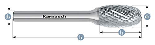 karnasch 113041.035 Schneiden Tools Rotary Grat von Karnasch