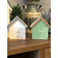 Familie Holzhaus Zeichen - Rae Dunn Inspiriert Haus Bauernhaus von KartKreations6