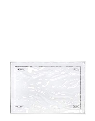 Kartell 01210B4 Dune Tablett, Plastik, kristall, 55 x 38 x 3 cm von Kartell