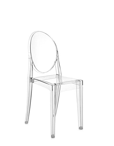 Kartell Victoria Ghost, Stuhl, Glasklar, 2er-Satz von Kartell