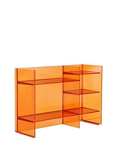 Kartell Sound-Rack, Bambus, orange Dark, 26 x 53 x 75 cm von Kartell