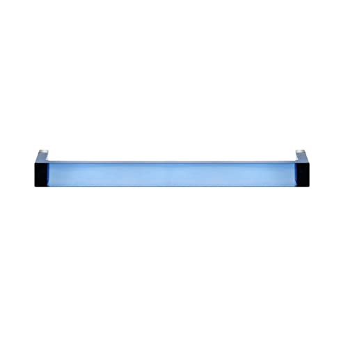 Kartell Rail Handtuchhalter, Plastik, blau, 45 x 4 cm von Kartell