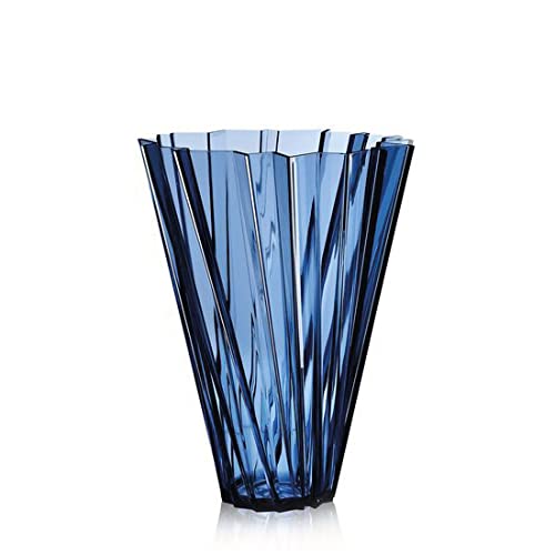 Kartell 1229BL Vase Shanghai, blau von Kartell