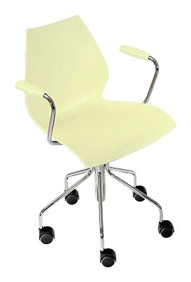 Kartell 28776M Drehstuhl Maui milchweiß Kartell 28776M Drehstuhl Maui milchweiß von Kartell