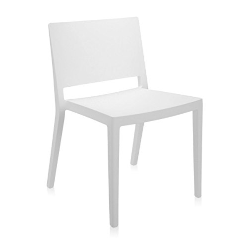 Kartell 486903 Stuhl Lizz Mat, weiß von Kartell