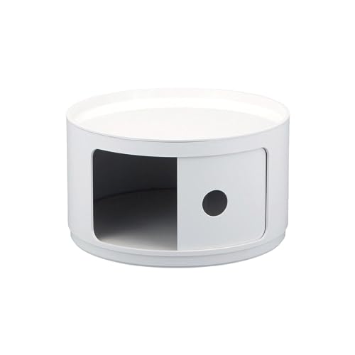 Kartell 495303 Baukastenelement Componibili rund undurchsichtig Durchmesser 42 x 23,5 cm ABS, weiß Kartell 495303 Baukastenelement Componibili rund undurchsichtig Durchmesser 42 x 23,5 cm ABS, weiß von Kartell