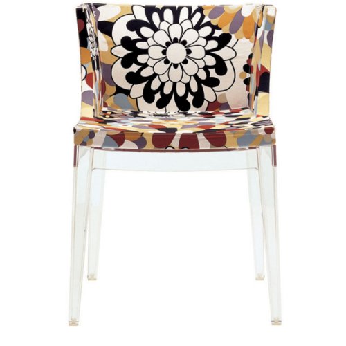 Kartell 6893ZZ Stuhl Mademoiselle à la mode, vevey gedeckte brauntöne von Kartell