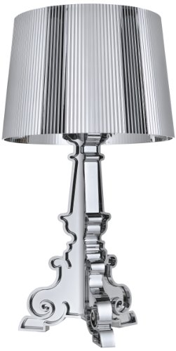 Kartell 907200 Leuchte Bourgie metallisiert, silber von Kartell