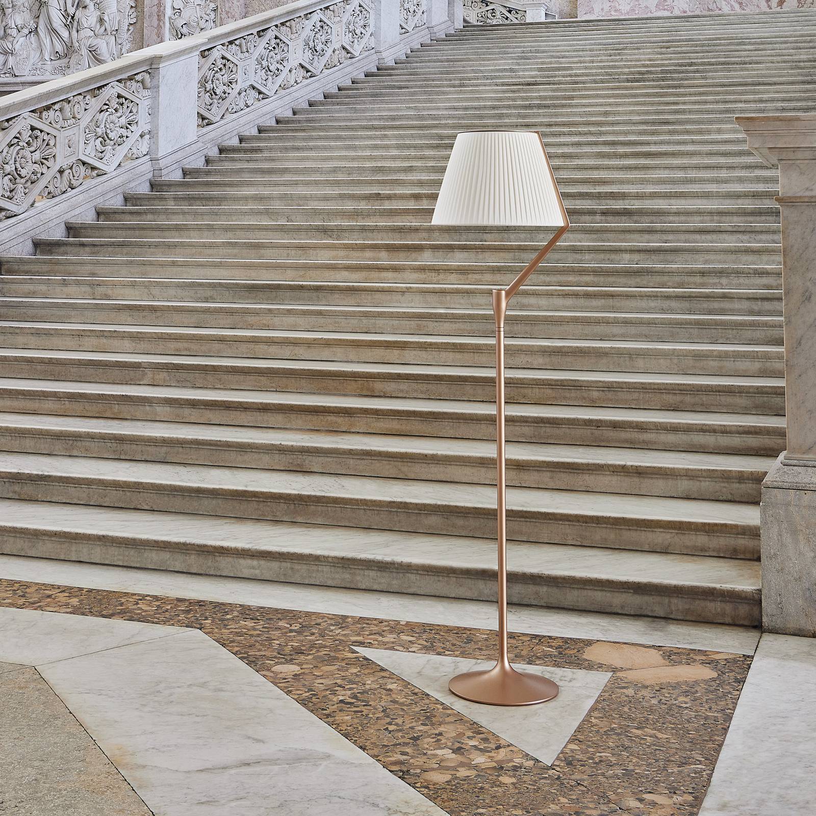 Kartell Angelo Stone LED-Stehleuchte, kupfer von Kartell