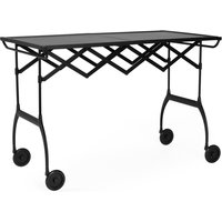 Kartell - Battista Servierwagen, monochrom schwarz matt von Kartell