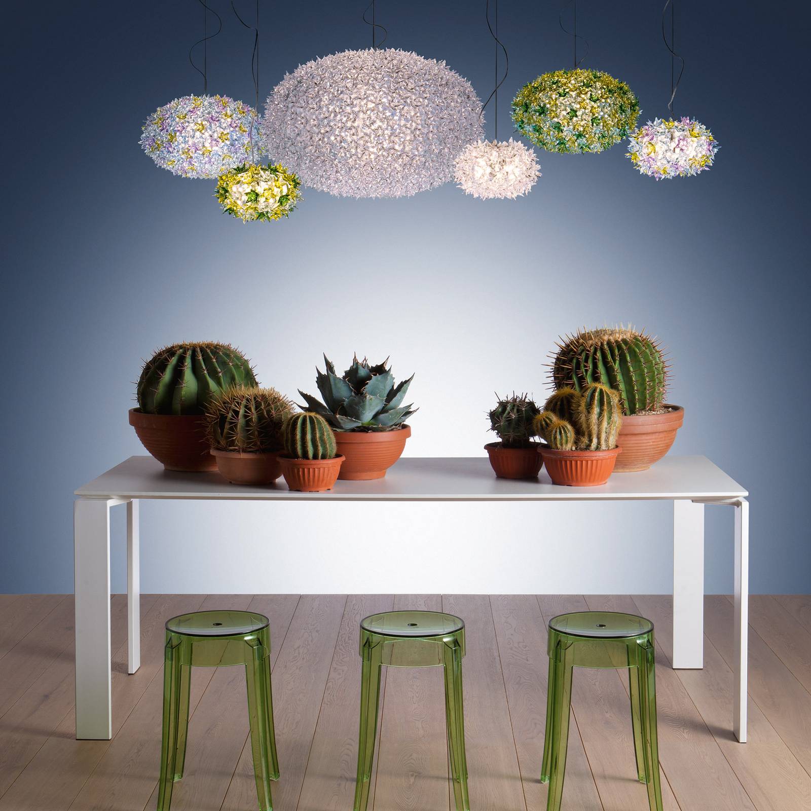 Kartell Bloom S1 LED-Hängeleuchte G9, lavendel von Kartell