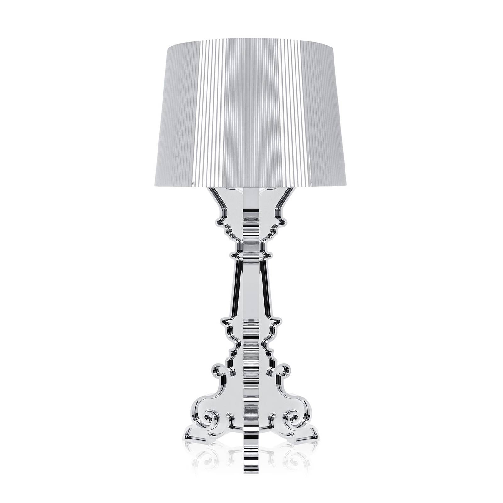 Kartell Bourgie LED-Tischleuchte, silber von Kartell