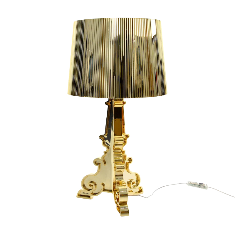 Kartell - Bourgie Tischleuchte - gold/H x Ø 78x37cm/mit Dimmer am Kabel von Kartell