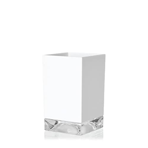 Kartell Boxy Zahnbürstenhalter, Plastik, Weiß, 7 x 7 x 12 cm von Kartell