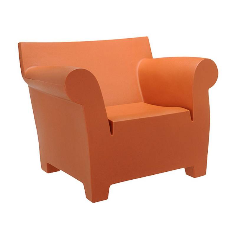 Kartell - Bubble Club Outdoor Sessel - terracotta/durchgefärbtes Polyethylen/105x80x77cm von Kartell