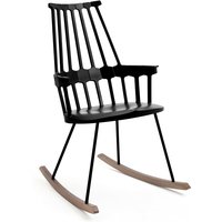 Kartell - Comback Schaukelstuhl, schwarz von Kartell