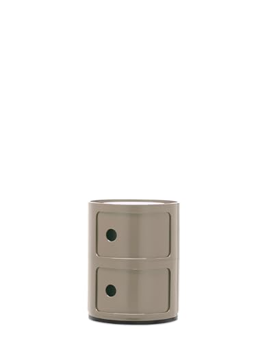 Kartell Componibili, Container 2-fächer, Taupe von Kartell