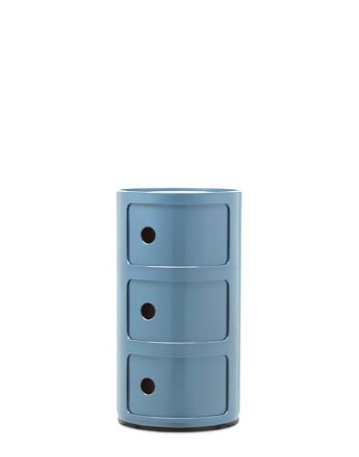Kartell Componibili, Container 3-fächer, Hellblau von Kartell