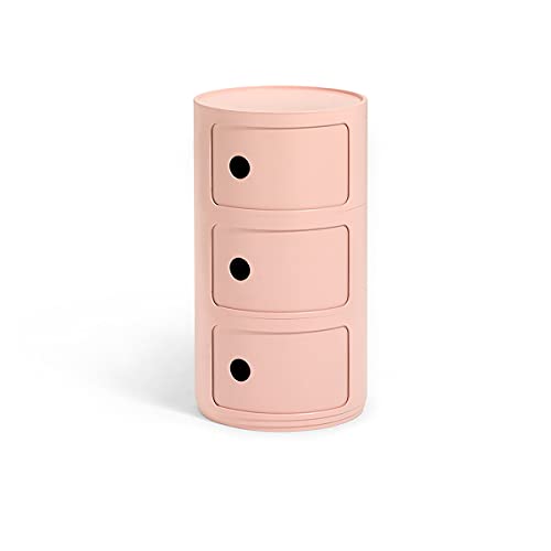 Kartell Componibili Bio, Container 3-fächer, Rosa von Kartell