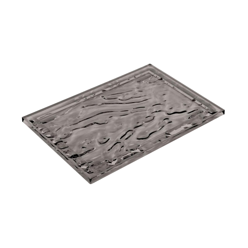 Kartell - Dune Tablett - fumè/glänzend/55x38cm von Kartell