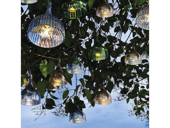 Kartell É - Pendelleuchte mit LED, transparent für Wohn & Esszimmer - Modern - Kunststoff von Kartell