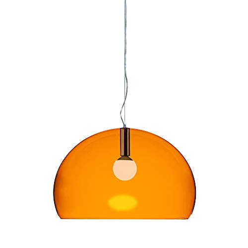 Kartell FL/Y, Suspension Lamp, Orangefarben von Kartell