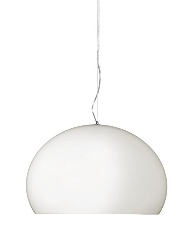 Kartell FL/Y, Suspension Lamp, Weiß Undurchsichtig von Kartell