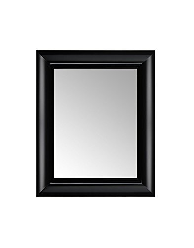 Kartell Francois Ghost, Wall Mirror, 65 x 79 cm, Schwarz Undurchsichtig glänzend von Kartell