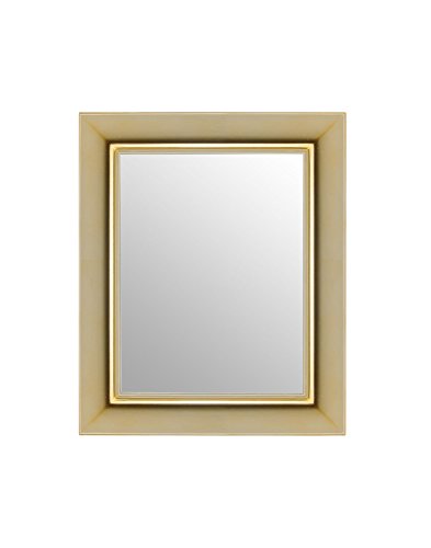 Kartell Francois Ghost, Wall Mirror, 65 x 79 cm, Gold metallictöne von Kartell