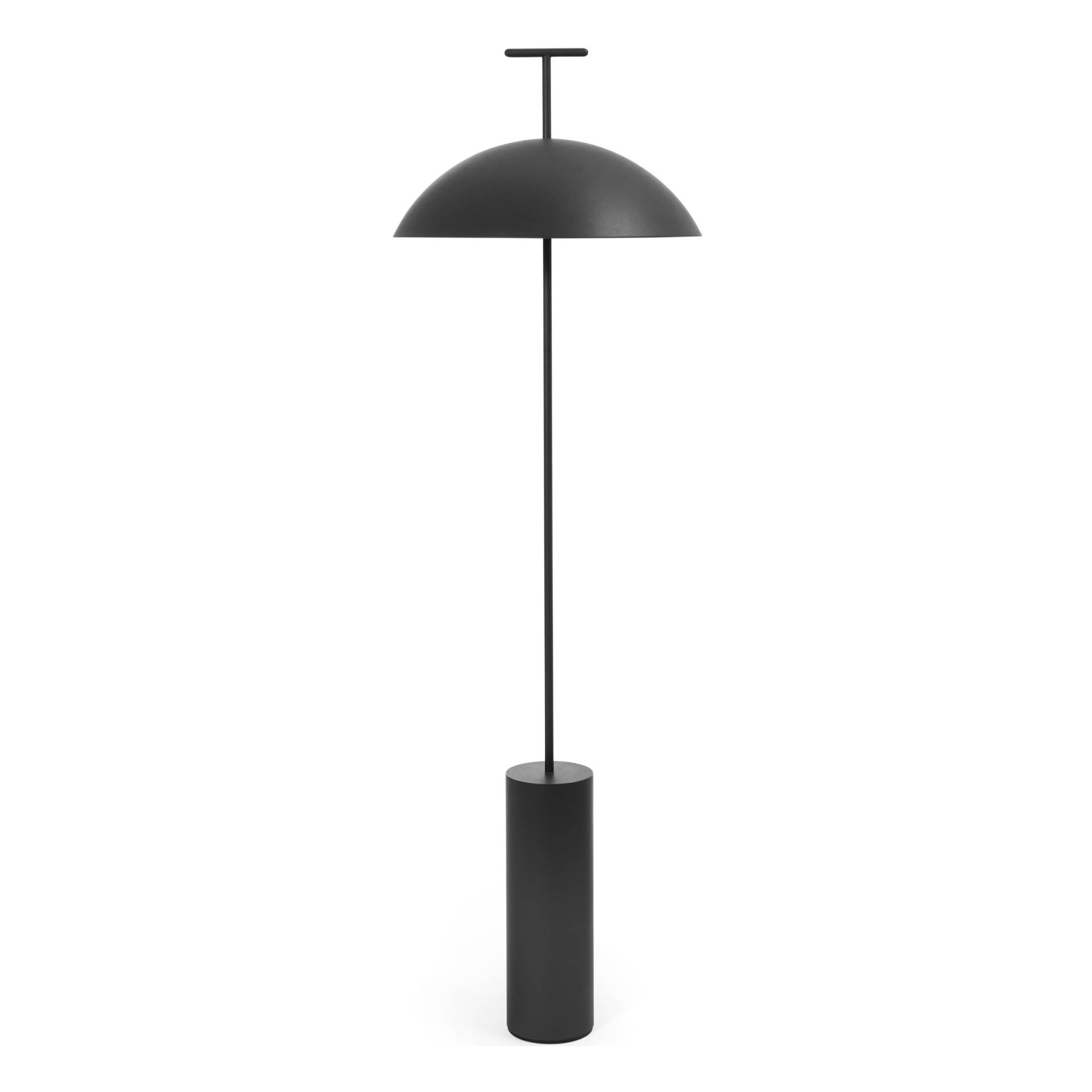 Kartell - Geen-A Stehleuchte - schwarz/matt/HxØ 132x41cm/mit 3x E14 LED Leuchtmittel/5W/550lm/2700K/CRI 80 von Kartell