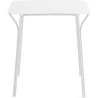 Kartell - Hiray Gartentisch, 70 x 70 cm, weiß von Kartell