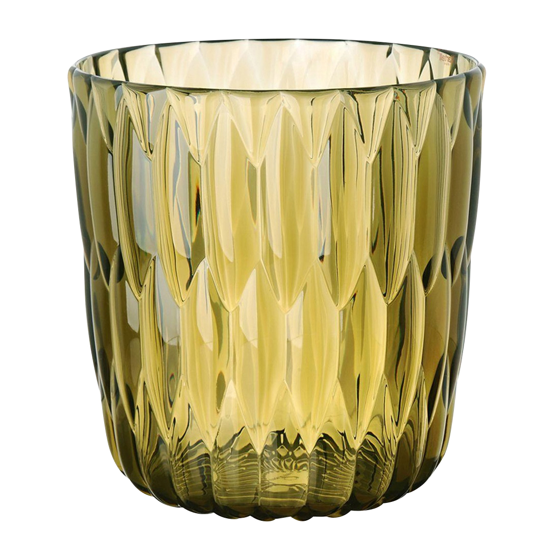 Kartell - Jelly Vase - grün/glänzend/Ø23.5cm/H 25cm von Kartell