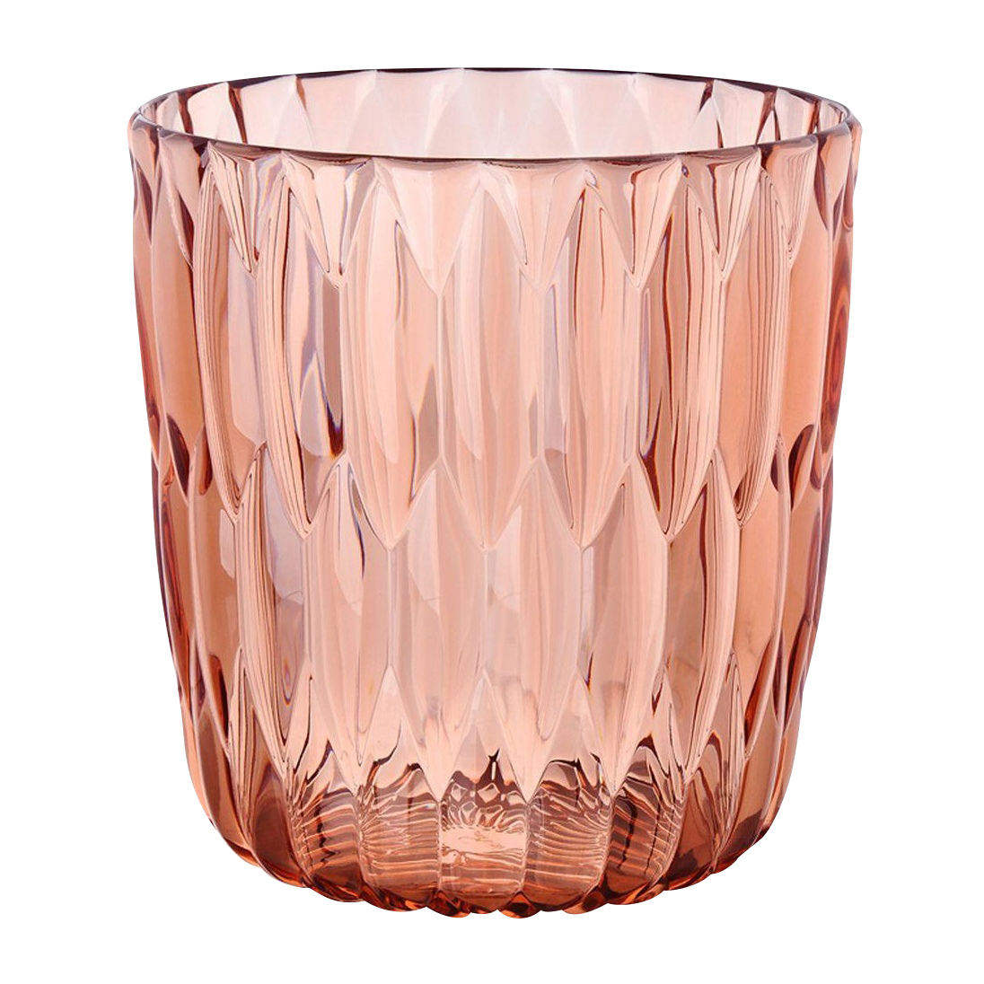 Kartell - Jelly Vase - rosa/glänzend/Ø23.5cm/H 25cm von Kartell