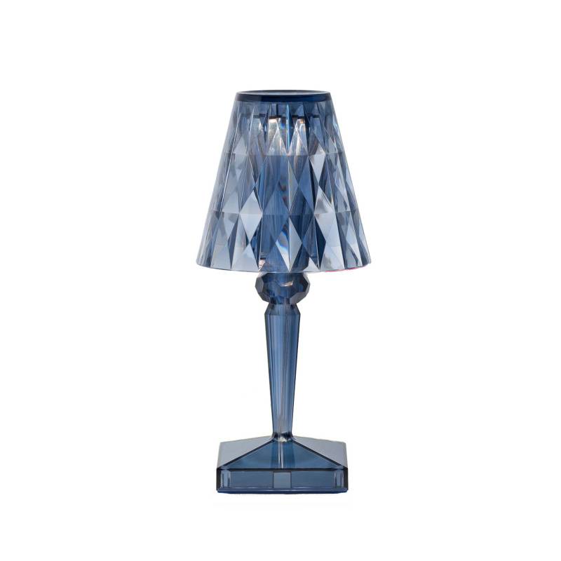 Kartell LED-Akku-Tischlampe Battery, 30 cm, himmelblau, IP54 von Kartell