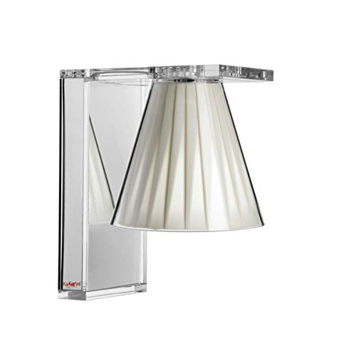 Kartell Light-Air, Wandleuchte, Glasklar/ Beige von Kartell