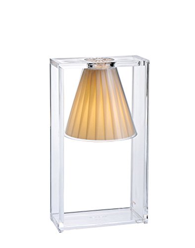 Kartell Light-Air, Tischleuchte, Glasklar/ Beige von Kartell