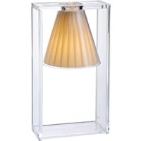 Kartell - Light-Air Tischleuchte, glasklar / beige von Kartell