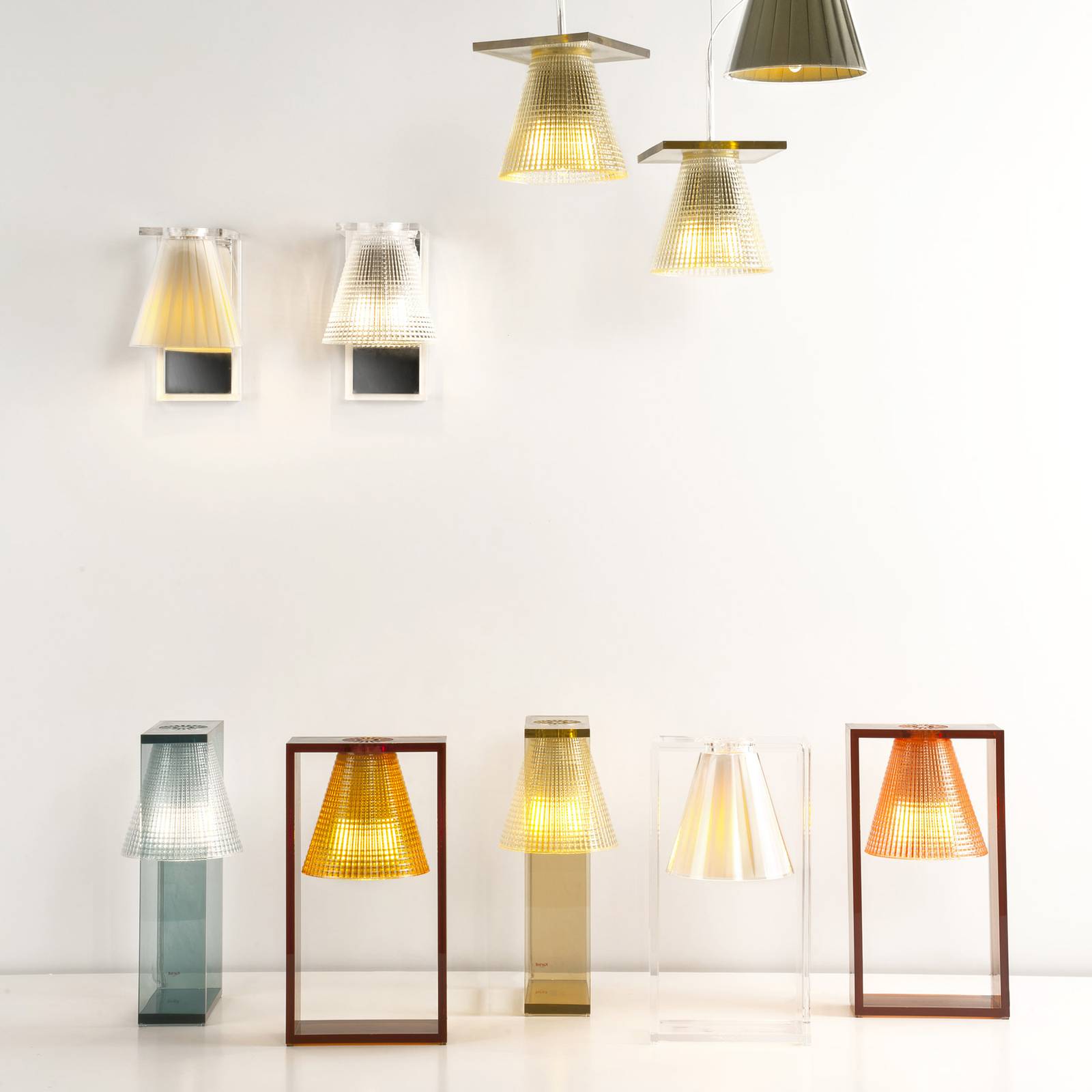 Kartell Light-Air Tischleuchte mit Stoffschirm von Kartell