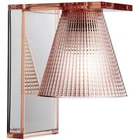 Kartell - Light-Air Wandleuchte, glasklar / rosa von Kartell