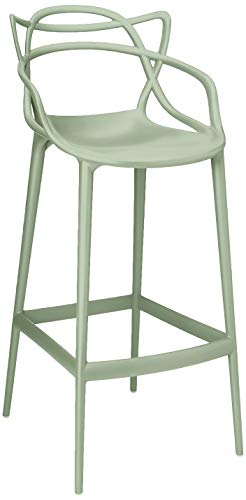 Kartell Masters Stool Hocker, Grün Sauge, H.75 von Kartell