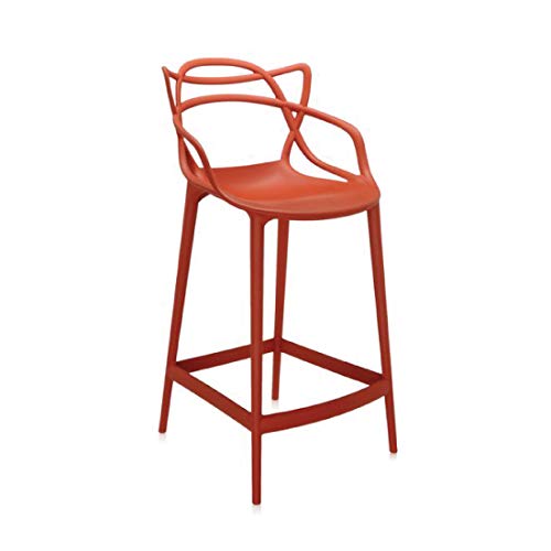 Kartell Masters Stool Hocker, Orange Rost, H.65 von Kartell