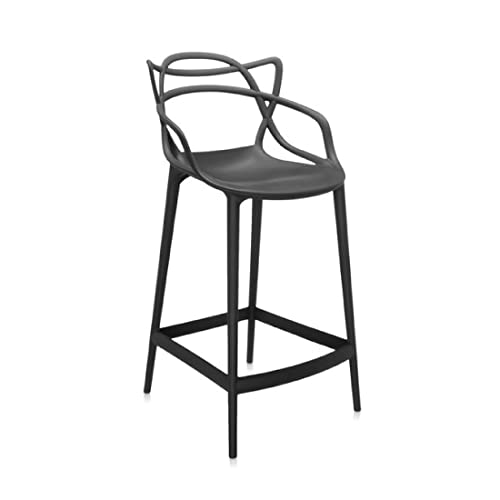 Kartell Masters Stool Hocker, Schwarz, H.75 von Kartell