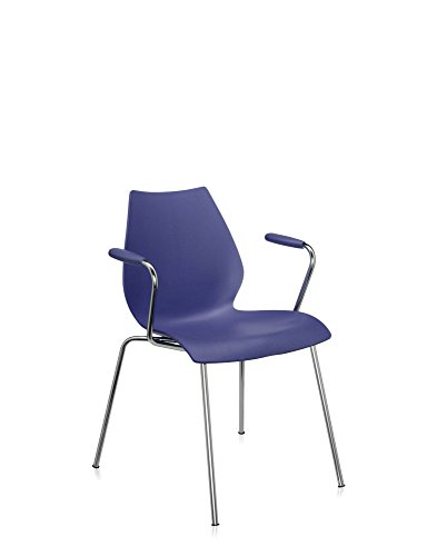 Kartell Maui Sessel, Plastik, blau, 52 x 77 x 58 cm von Kartell