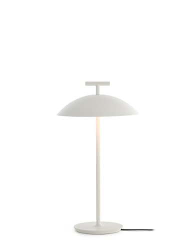 Kartell Mini Geen-A, Tischleuchte, Direktstromversorgung, H 36,5 cm, Weiß von Kartell