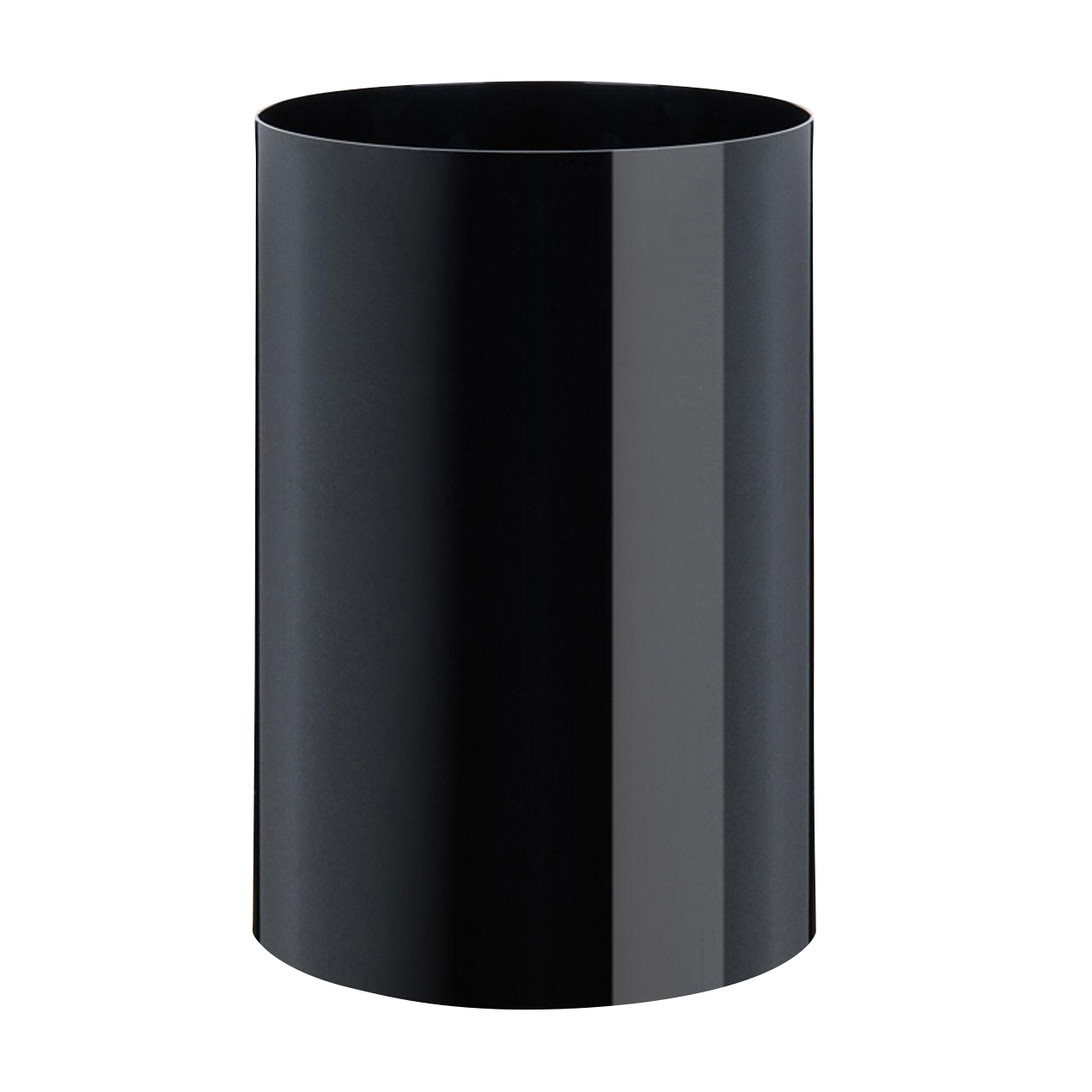 Kartell - Papierkorb - schwarz/H x Ø 38x25cm von Kartell