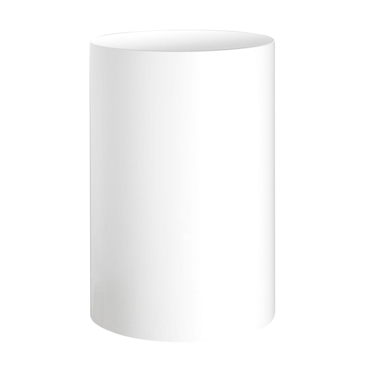 Kartell - Papierkorb - weiß/H x Ø 38x25cm von Kartell