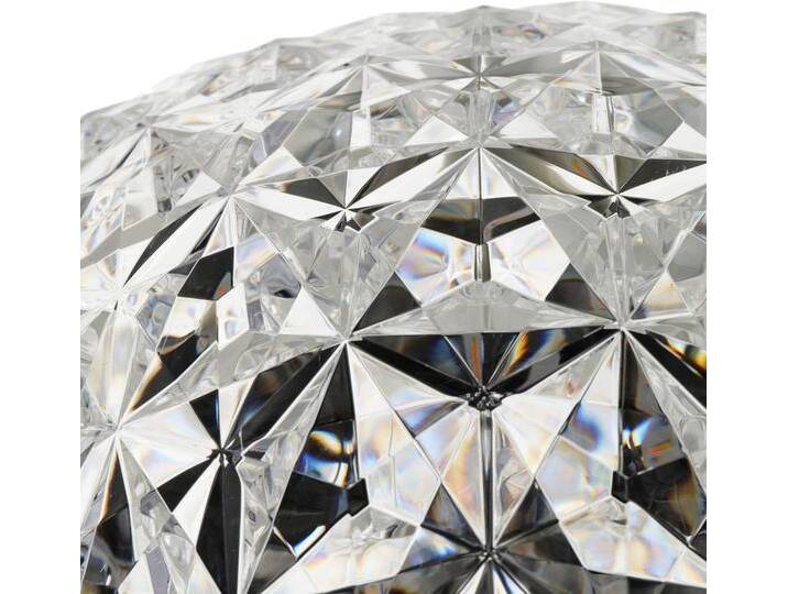 Kartell Design Stehlampe Planet, dimmbar, klar / transparent, für Wohn- / Esszimmer, Kunststoff, Design, Stehlampe von Kartell