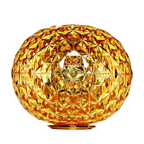 Kartell Planet LED Tischleuchte Ø33cm, goldgelb H 27cm Ø 33cm Kartell Planet LED Tischleuchte Ø33cm, goldgelb H 27cm Ø 33cm von Kartell
