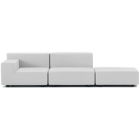 Kartell - Plastics Tech Fabric 2 Sitzer Sofa Pouf von Kartell